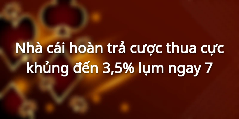 Nhà cái hoàn trả cược thua